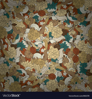 Colorful floral pattern vector image Colorful floral pattern vector image
