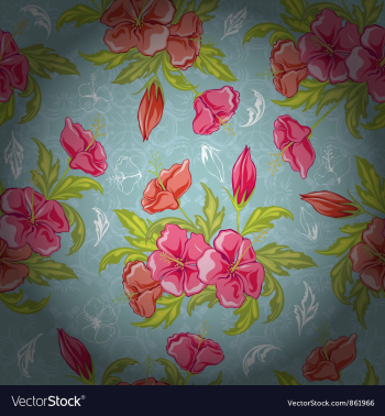 Colorful floral pattern vector image Colorful floral pattern vector image