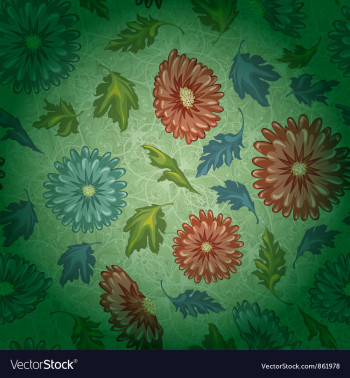 Colorful floral pattern vector image Colorful floral pattern vector image
