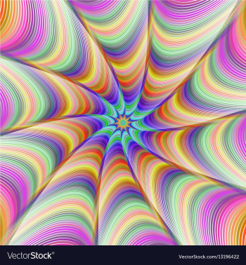 Colorful fractal digital art background design vector image Colorful fractal digital art background design vector image