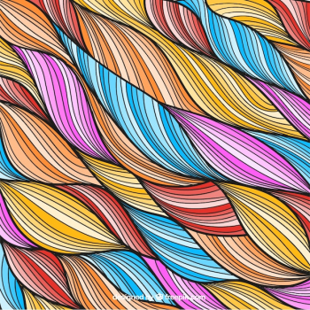 Colorful fur in hand drawn style Colorful fur in hand drawn style