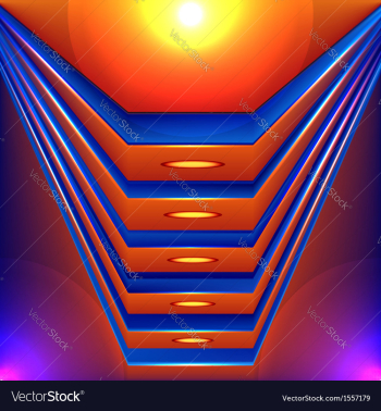 Colorful Futuristic Background vector image Colorful Futuristic Background vector image