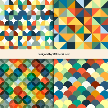 Colorful geometric patterns Colorful geometric patterns