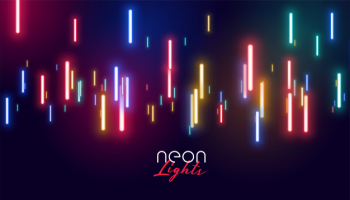 Colorful glowing neon lights background Free Vector Colorful glowing neon lights background Free Vector