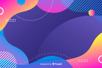 Colorful gradient liquid shapes background Free Vector Colorful gradient liquid shapes background Free Vector