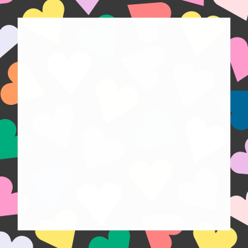 Colorful heart frame, cute love | Free Photo - rawpixel Colorful heart frame, cute love | Free Photo - rawpixel