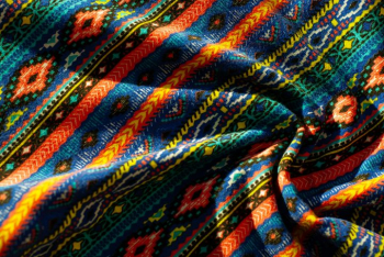 Colorful Intricate Textile Pattern Colorful Intricate Textile Pattern