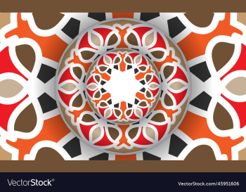 colorful luxury mandala pattern design