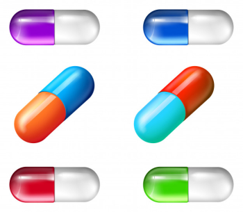 Colorful medicinal pills Free Vector Colorful medicinal pills Free Vector