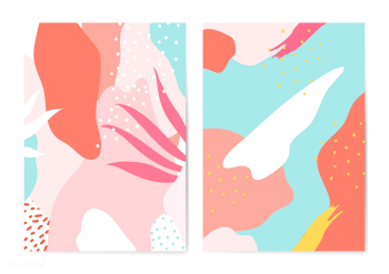 Colorful Memphis style cards vector set | Free stock vector - 540024 Colorful Memphis style cards vector set | Free stock vector - 540024