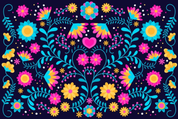 Colorful mexican screensaver Free Vector Colorful mexican screensaver Free Vector