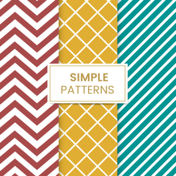 Colorful mixed seamless pattern vector set Colorful mixed seamless pattern vector set