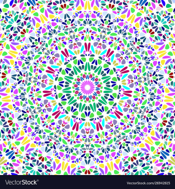 Colorful oriental geometrical gravel mosaic vector image Colorful oriental geometrical gravel mosaic vector image