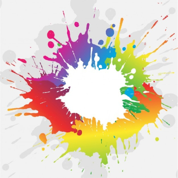Colorful paint splash background Colorful paint splash background