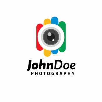 Colorful photography logo template Colorful photography logo template