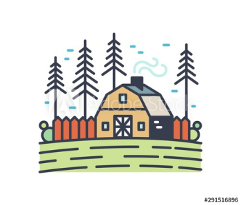 Colorful picturesque countryside landscape Colorful picturesque countryside landscape