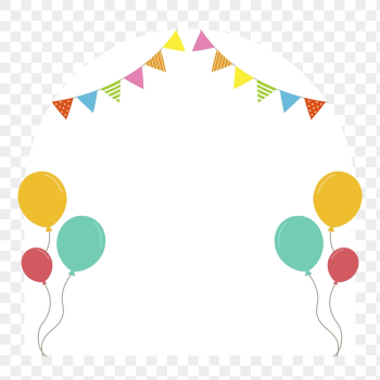 Colorful png party flag frame, | Free PNG - rawpixel Colorful png party flag frame, | Free PNG - rawpixel
