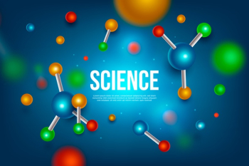 Colorful realistic science background Free Vector Colorful realistic science background Free Vector