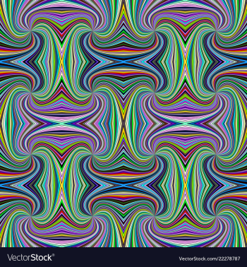 Colorful seamless hypnotic abstract spiral stripe vector image