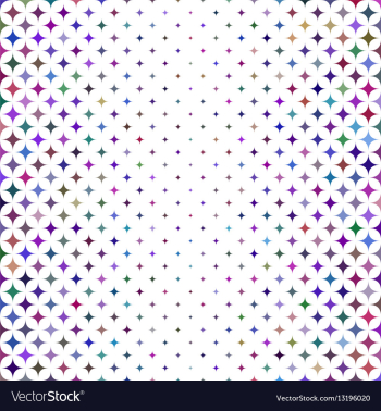 Colorful star background vector image