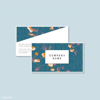 Colorful Terrazzo pattern business card vecto.. | Free stock vector - 544599 Colorful Terrazzo pattern business card vecto.. | Free stock vector - 544599