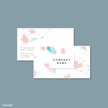 Colorful Terrazzo pattern business card vecto.. | Free stock vector - 544680 Colorful Terrazzo pattern business card vecto.. | Free stock vector - 544680