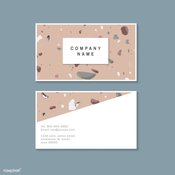 Colorful Terrazzo pattern business card vecto.. | Free stock vector - 544683 Colorful Terrazzo pattern business card vecto.. | Free stock vector - 544683