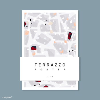 Colorful Terrazzo pattern poster vector | Free stock vector - 544608 Colorful Terrazzo pattern poster vector | Free stock vector - 544608