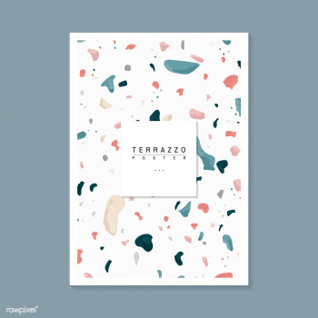 Colorful Terrazzo pattern poster vector | Free stock vector - 544616 Colorful Terrazzo pattern poster vector | Free stock vector - 544616