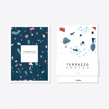 Colorful Terrazzo pattern posters vector set | Free stock vector - 544611 Colorful Terrazzo pattern posters vector set | Free stock vector - 544611