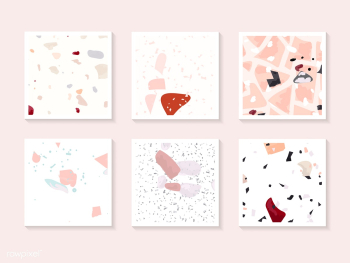 Colorful Terrazzo seamless pattern cards vect.. | Free stock vector - 544654 Colorful Terrazzo seamless pattern cards vect.. | Free stock vector - 544654