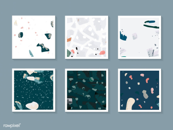 Colorful Terrazzo seamless pattern cards vect.. | Free stock vector - 544668 Colorful Terrazzo seamless pattern cards vect.. | Free stock vector - 544668