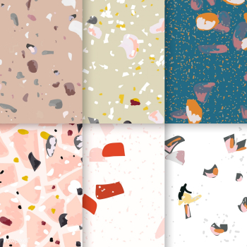 Colorful Terrazzo seamless pattern posters ve.. | Free stock vector - 544615 Colorful Terrazzo seamless pattern posters ve.. | Free stock vector - 544615