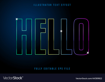 colorful text effect colorful text effect