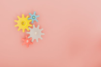 Colorful Toy Gears Colorful Toy Gears