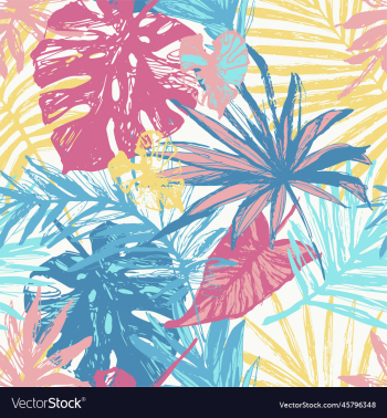 colorful tropical leaves repeat design textile colorful tropical leaves repeat design textile