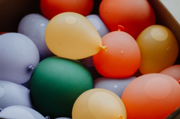 Colorful Water Balloons Colorful Water Balloons