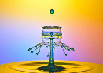 Colorful Water Drop Splash Colorful Water Drop Splash