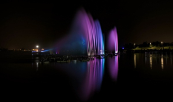 Colorful Water Fountain Colorful Water Fountain