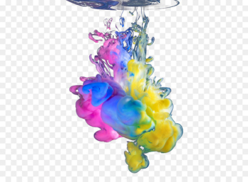 Colorful water heavy ink Colorful water heavy ink