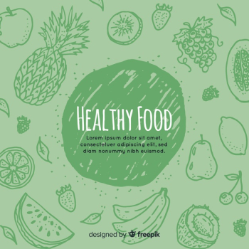 Colorless hand drawn food background Colorless hand drawn food background