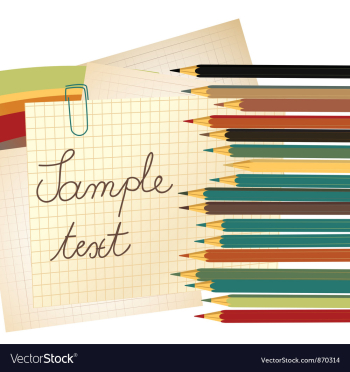 Coloured pencils vector image Coloured pencils vector image