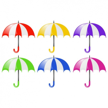 Coloured umbrellas collection Coloured umbrellas collection
