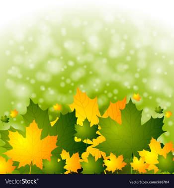 Colourful autumn backdrop vector image Colourful autumn backdrop vector image