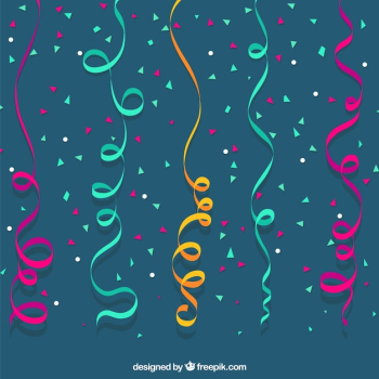 Colourful confetti background Colourful confetti background