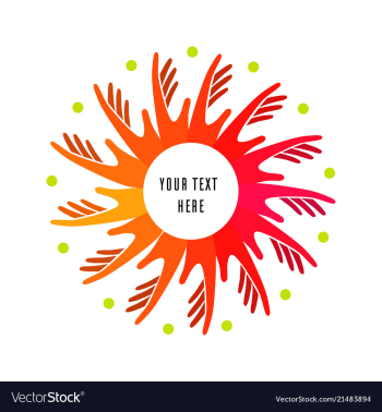 Colourful logo template vector image Colourful logo template vector image