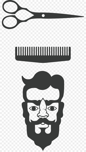 Comb Barber Scissors - Barber scissors and comb head man Comb Barber Scissors - Barber scissors and comb head man