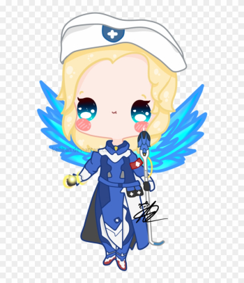 Combat Medic Ziegler [mercy] By Kehltan - Mercy Chibi