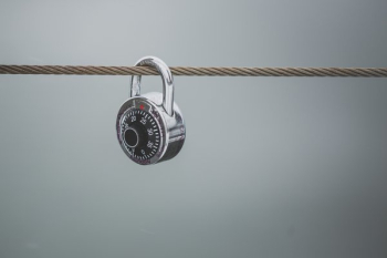 Combination Lock On Fence Combination Lock On Fence