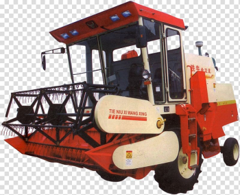 Combine Harvester Agricultural machinery Agriculture, Harvester tractor transparent background PNG clipart